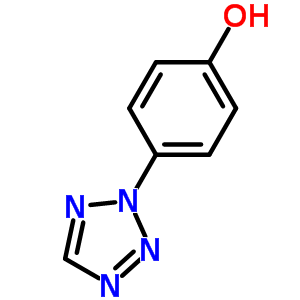 4-(2H-tetrazol-2-yl)phenol Structure,64001-12-3Structure