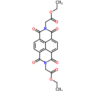 Diethyl-1,3,6,8-tetrahydro-1,3,6,8-tetraoxobenzo[imn][3,8]phenanthroline-2,7-diacetate Structure,64005-90-9Structure