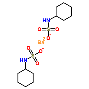 Bis(n-cyclohexylsulfamic acid)barium salt Structure,64011-64-9Structure