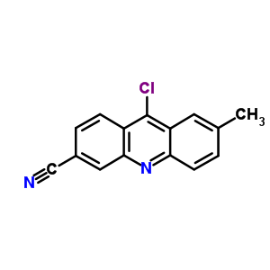 9-Chloro-7-methyl-3-acridinecarbonitrile Structure,64011-90-1Structure