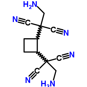 1,2-Bis(2-amino-1,1-dicyanoethyl)cyclobutane Structure,64011-91-2Structure