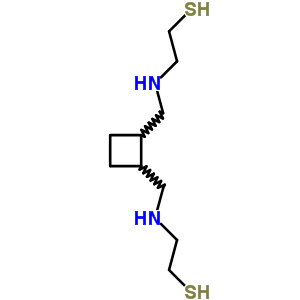 N,n’-bis(2-mercaptoethyl)-1,2-cyclobutanebis(methanamine) Structure,64011-92-3Structure