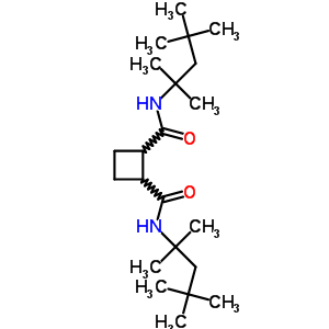 N,n’-di(1,1,3,3-tetramethylbutyl)cyclobutane-1,2-dicarboxamide Structure,64011-97-8Structure