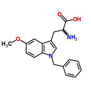 (αs)-α-amino-1-benzyl-5-methoxy-1h-indole-3-propionic acid Structure,64024-04-0Structure