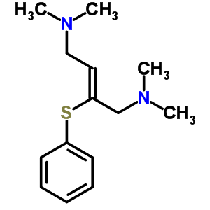 1,4-Bis(dimethylamino)-2-phenylthio-2-butene Structure,64037-49-6Structure