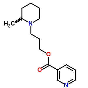 3-(2-Methylpiperidino)propyl =nicotinate Structure,64038-02-4Structure