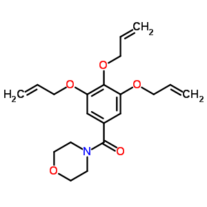 4-[3,4,5-Tris(allyloxy)benzoyl ]morpholine Structure,64038-92-2Structure