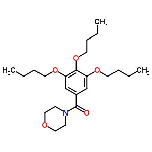 4-(3,4,5-Tributoxybenzoyl)morpholine Structure,64038-94-4Structure