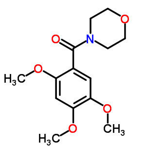 4-(2,4,5-Trimethoxybenzoyl)morpholine Structure,64038-96-6Structure