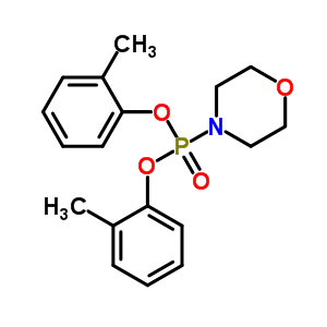 Morpholinophosphonic acid di-o-tolyl ester Structure,64039-15-2Structure