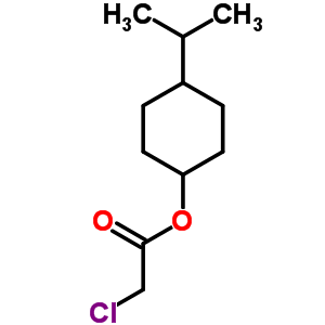 Chloroacetic acid 4-isopropylcyclohexyl ester Structure,64046-45-3Structure