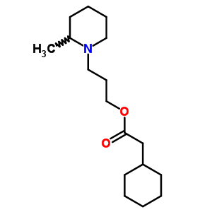 Cyclohexylacetic acid 3-(2-methylpiperidino)propyl ester Structure,64046-51-1Structure