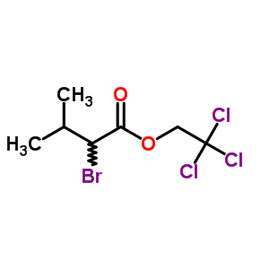 2,2,2-Trichloroethyl 2-bromo-3-methyl-butanoate Structure,64047-48-9Structure