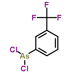 Dichloro(3-trifluoromethylphenyl)arsine Structure,64048-90-4Structure