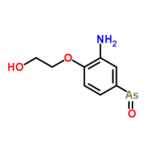 [3-Amino-4-(2-hydroxyethoxy)phenyl]arsine oxide Structure,64048-94-8Structure