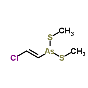 Bis(methylthio)(2-chlorovinyl)arsine Structure,64049-10-1Structure