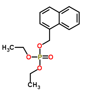 Phosphoric acid diethyl(1-naphtylmethyl) ester Structure,64050-53-9Structure