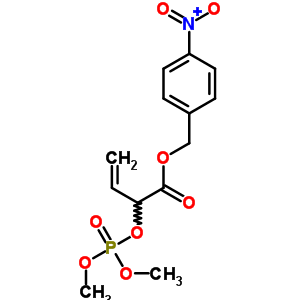 Dimethyl 1-(4-nitrobenzyloxycarbonyl)-1-propene-2-yl phosphate Structure,64050-55-1Structure