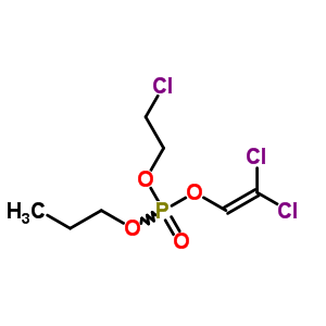 (2-Chloroethyl)(2,2-dichlorovinyl)propyl phosphate Structure,64050-66-4Structure