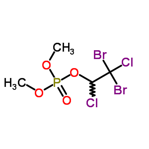 Phosphoric acid dimethyl 1,2-dichloro-2,2-dibromoethyl ester Structure,64050-72-2Structure