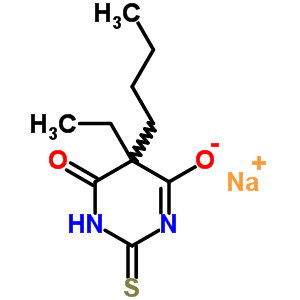 5-Butyl-5-ethyl-2-sodiothio-4,6(1h,5h)-pyrimidinedione Structure,64058-02-2Structure