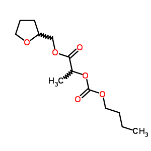 2-[(Butoxycarbonyl)oxy]propionic acid tetrahydrofuran-2-ylmethyl ester Structure,64058-38-4Structure