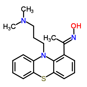 10-(3-Dimethylaminopropyl)-10h-phenothiazin-1-yl(methyl) ketone oxime Structure,64058-41-9Structure