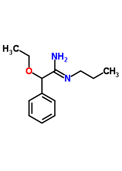 2-Ethoxy-2-phenyl-n1-propylacetamidine Structure,64058-87-3Structure