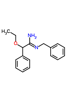 N1-benzyl-2-ethoxy-2-phenylacetamidine Structure,64058-96-4Structure