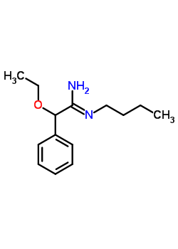 N1-butyl-2-ethoxy-2-phenylacetamidine Structure,64058-97-5Structure