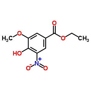 Ethyl 4-hydroxy-3-methoxy-5-nitrobenzoate Structure,64095-07-4Structure