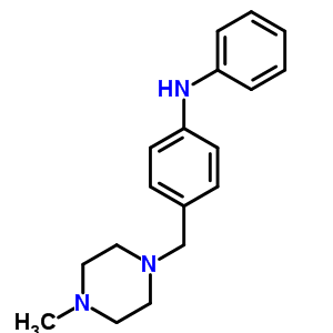 1-(P-anilinobenzyl)-4-methylpiperazine Structure,64097-53-6Structure