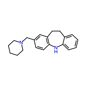 10,11-Dihydro-2-(1-piperidinylmethyl)-5h-dibenz[b,f]azepine Structure,64097-56-9Structure