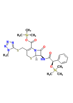 Bis(trimethylsilyl)cefamandole Structure,64119-70-6Structure