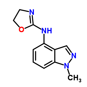 1-Methyl-4-(2-oxazolin-2-ylamino)indazole Structure,64151-05-9Structure