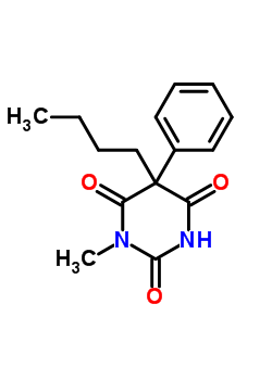 1-Methyl-5-phenyl-5-butylbarbituric acid Structure,64153-56-6Structure