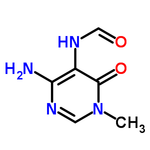 Formamide,n-(4-amino-1,6-dihydro-1-methyl-6-oxo-5-pyrimidinyl)- Structure,64194-59-8Structure