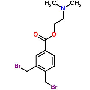 2-Dimethylaminoethyl 3,4-bis(bromomethyl)benzoate Structure,64236-17-5Structure