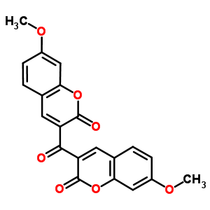 3,3-Carbonylbis(7-methoxycoumarin) Structure,64267-17-0Structure