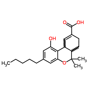 Delta-9-tetrahydrocannabinol-11-oic acid Structure,64280-14-4Structure