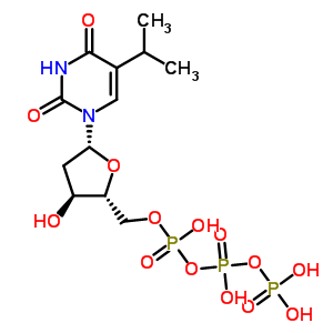 5-Isopropyl-2-deoxyuridine triphosphate Structure,64374-79-4Structure