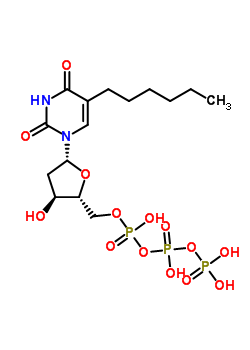 5-N-hexyl-2-deoxyuridine triphosphate Structure,64374-81-8Structure