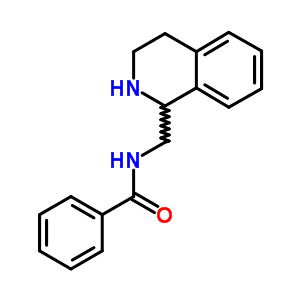 N-[1,2,3,4-tetrahydro-1-isoquinolincy)methyl]-benzamide Structure,64411-74-1Structure