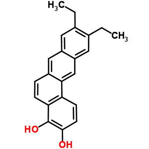 9,10-Diethylbenz(a)anthracene-3,4-diol Structure,64414-71-7Structure