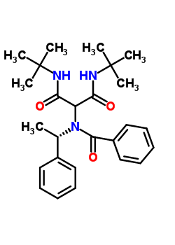 N,n-di-tert-butyl-2-(n-(1-phenylethyl)benzamido)malonamide Structure,64435-48-9Structure