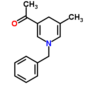 Ethanone,1-[1,4-dihydro-5-methyl-1-(phenylmethyl)-3-pyridinyl]- Structure,64497-95-6Structure