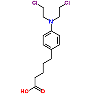 Benzenepentanoic acid,4-[bis(2-chloroethyl)amino]- Structure,64508-90-3Structure