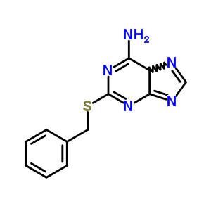 9H-purin-6-amine,2-[(phenylmethyl)thio]- Structure,64542-91-2Structure