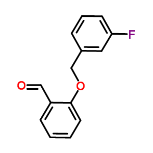 2-[(3-Fluorobenzyl)oxy]benzaldehyde Structure,6455-94-3Structure