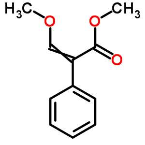 Benzeneacetic acid, a-(methoxymethylene)-, methylester Structure,6460-86-2Structure